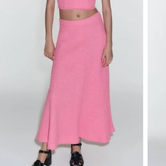 Zara Dresses & Skirts - **NWT** Zara Tweed Textured Skirt